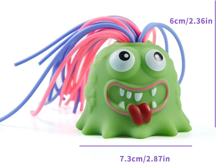 Fun Hair Pulling Fidget Screaming Monster Toys