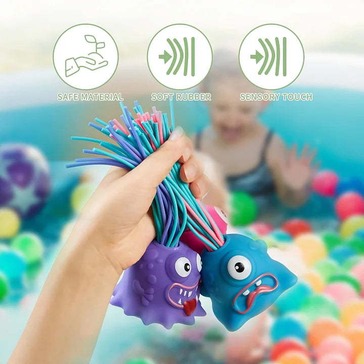 Fun Hair Pulling Fidget Screaming Monster Toys