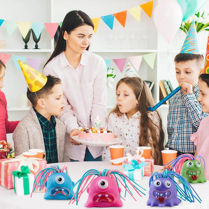 Fun Hair Pulling Fidget Screaming Monster Toys