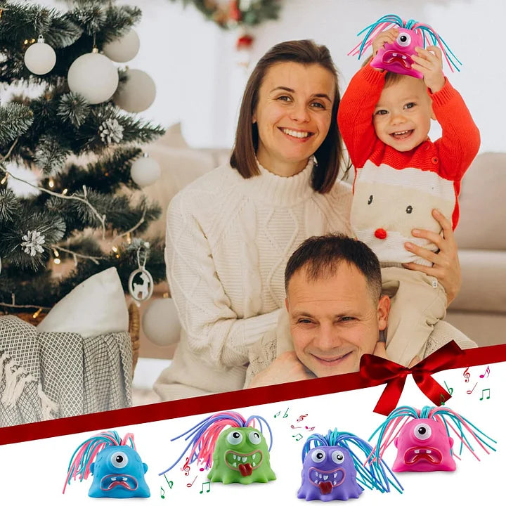Fun Hair Pulling Fidget Screaming Monster Toys