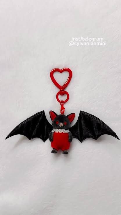 Love Bat Keychain
