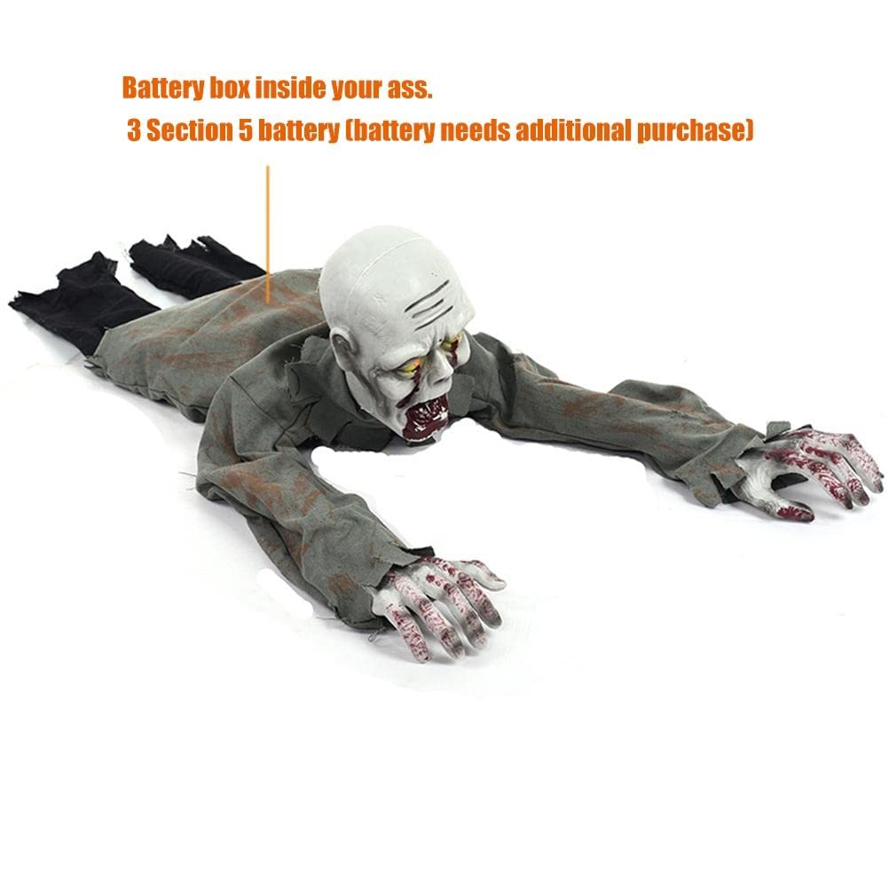 Electric Crawling Ghost with Scary Sound Control