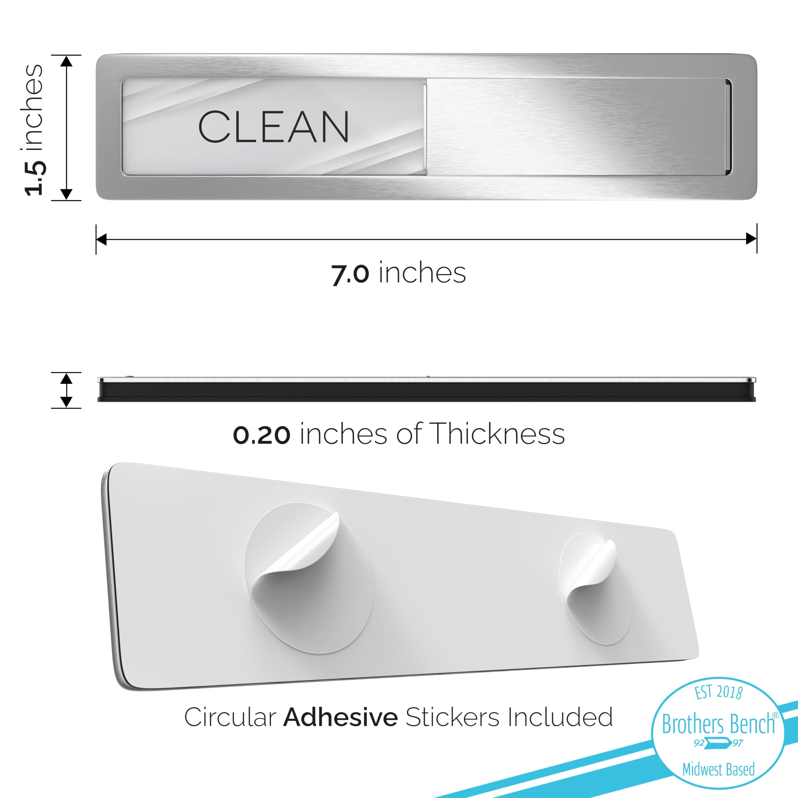 Dishwasher Magnet Clean Dirty Sign