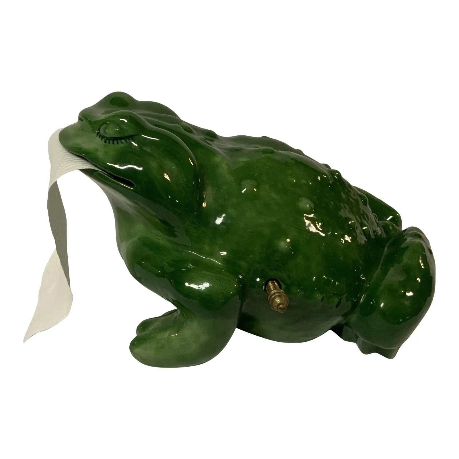 Green Frog Toilet Paper Holder Trendslana