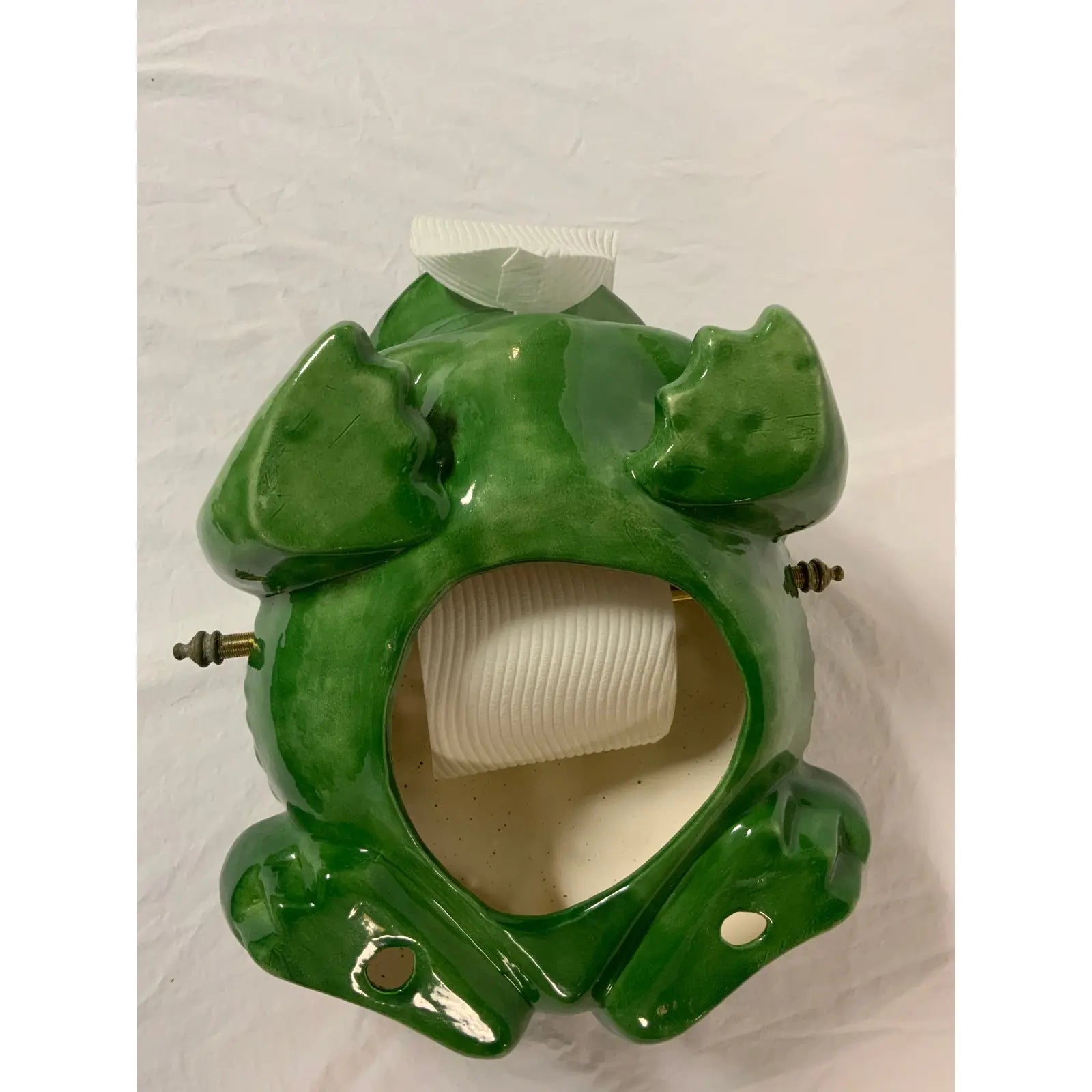 Green Frog Toilet Paper Holder Trendslana