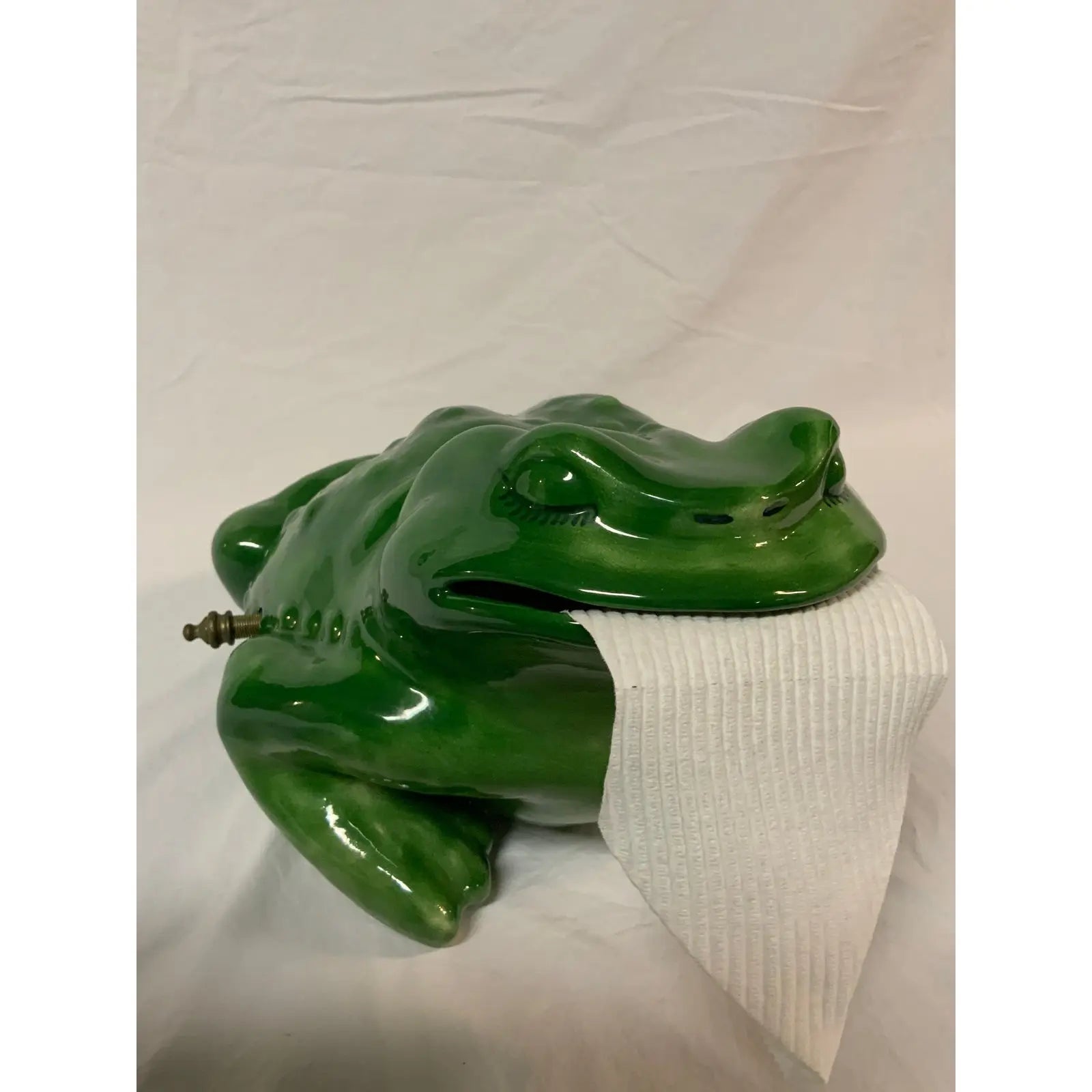 Green Frog Toilet Paper Holder Trendslana