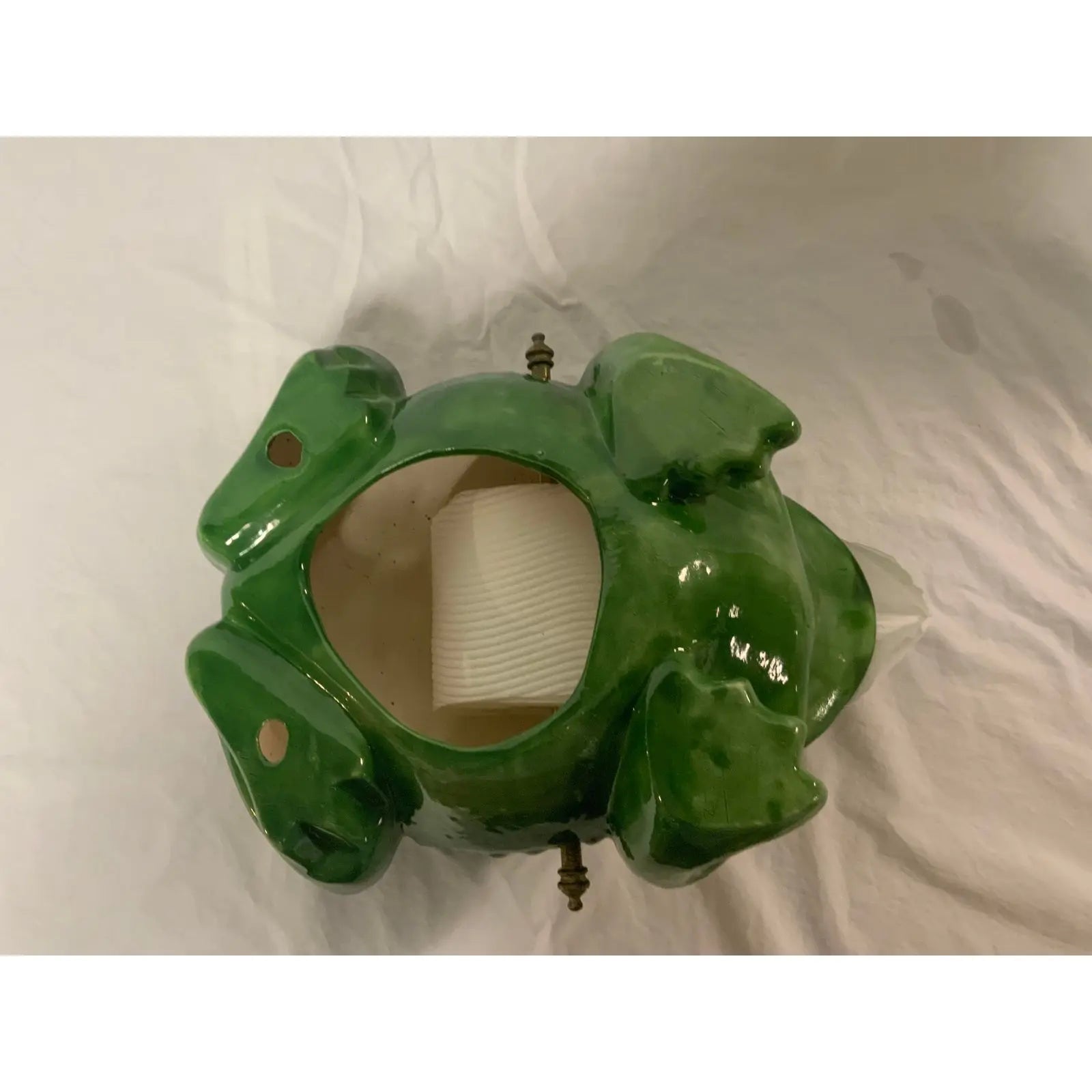 Green Frog Toilet Paper Holder Trendslana