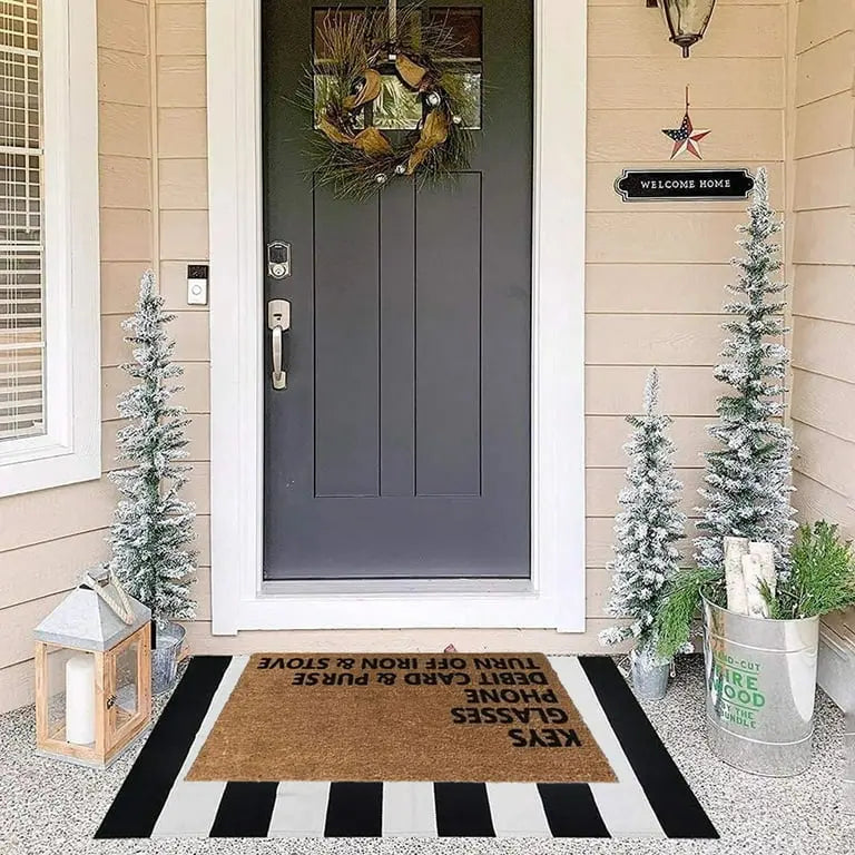 Keys Glasses Phone Debit Card Purse Iron Stove- DoorMat Trendslana