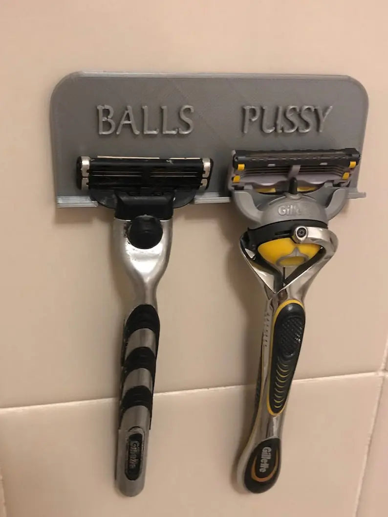 “BALLS PUSSY” Razor holder Trendslana