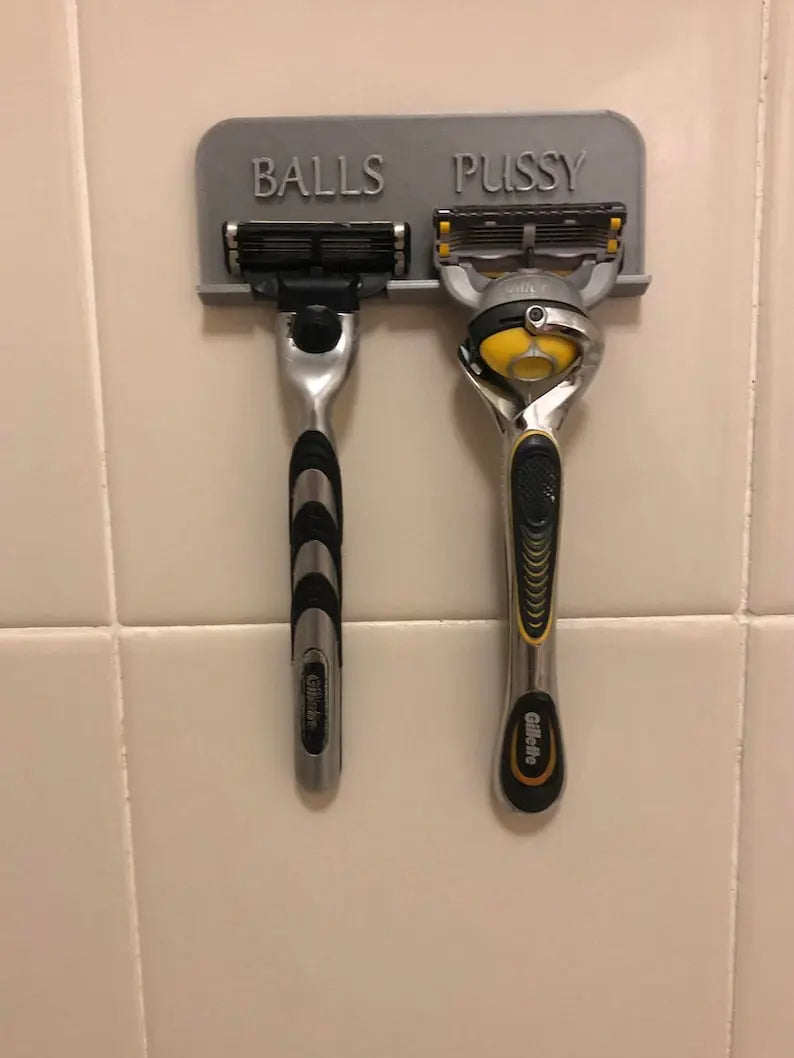 “BALLS PUSSY” Razor holder Trendslana