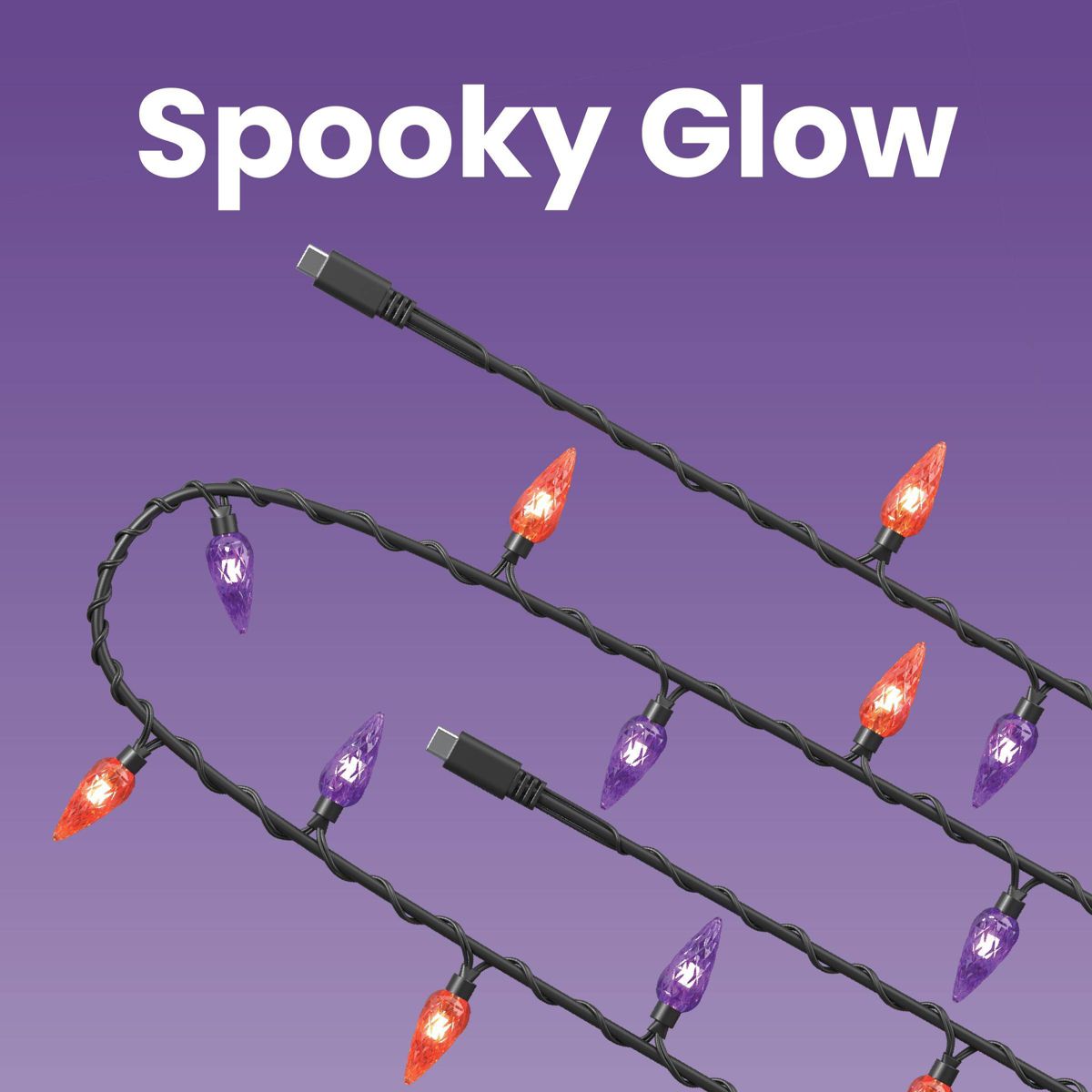 Spooky Light-Up USB C Cable