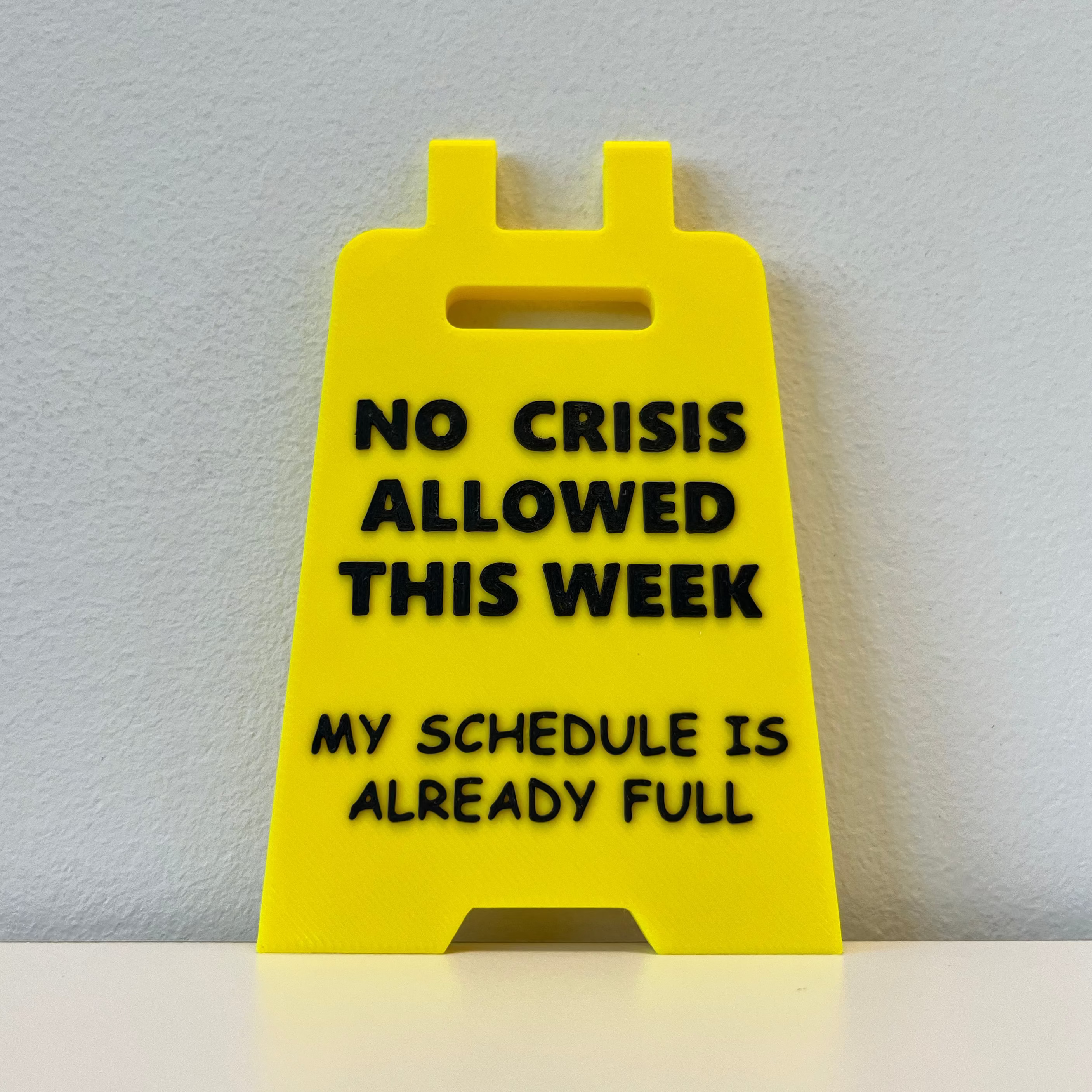 CAUTION MOOD SIGN