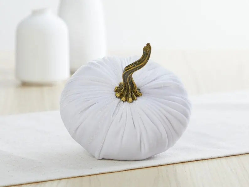 SMALL Pink Velvet Pumpkins Set of 4 Trendslana