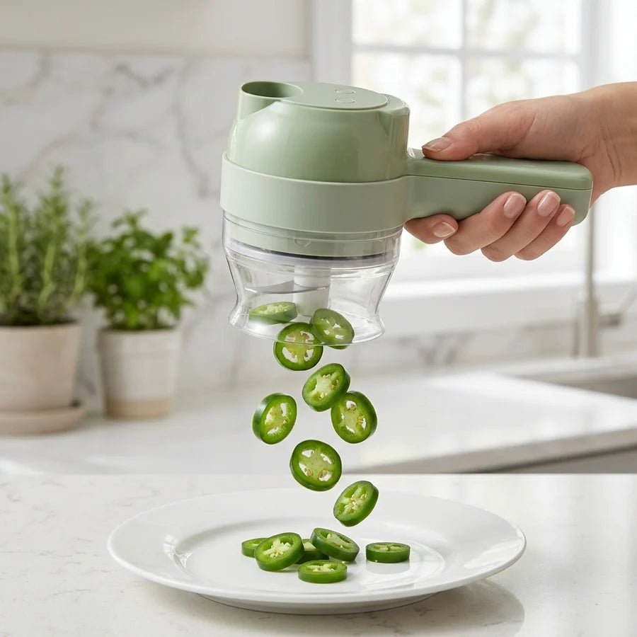 4-in-1 Electric Vegetable Chopper