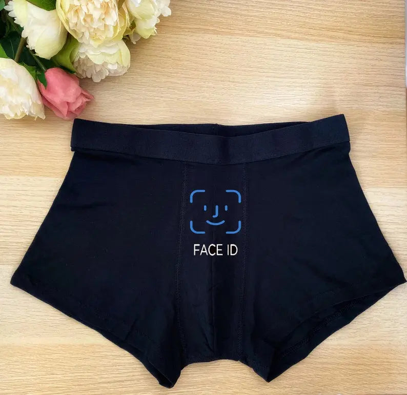 Funny Christmas Gift For Boyfriend, 
Face ID and Touch Id Underwear Trendslana