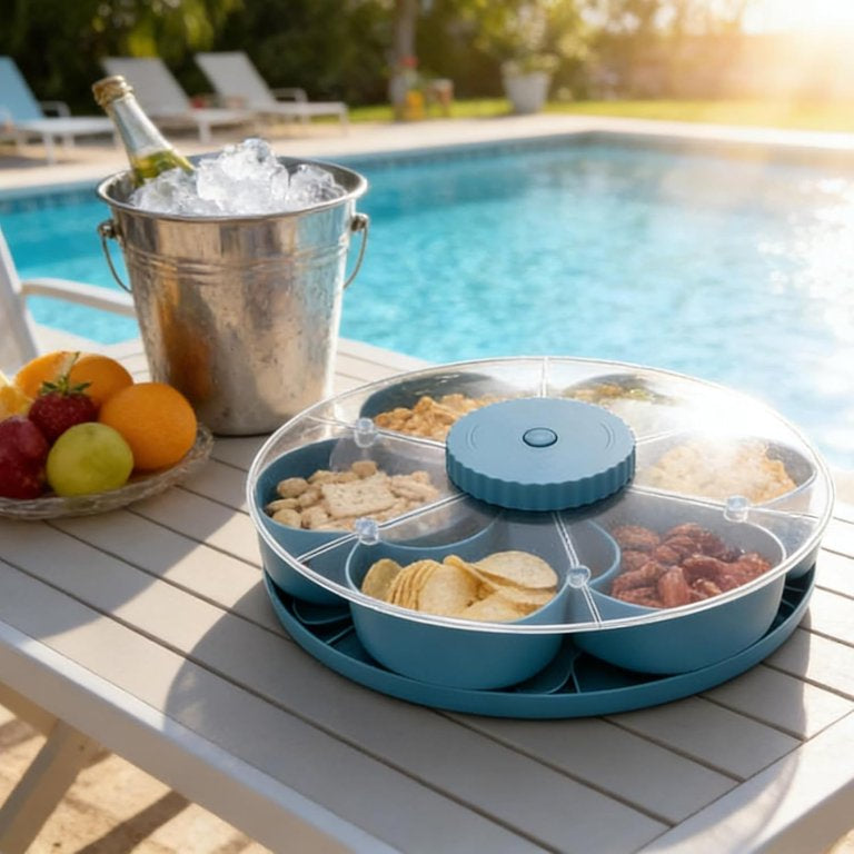 SPINNING SNACK CONTAINER