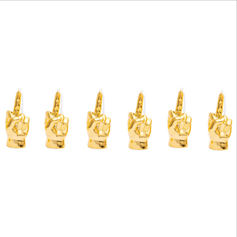 Middle Finger Christmas Ornaments