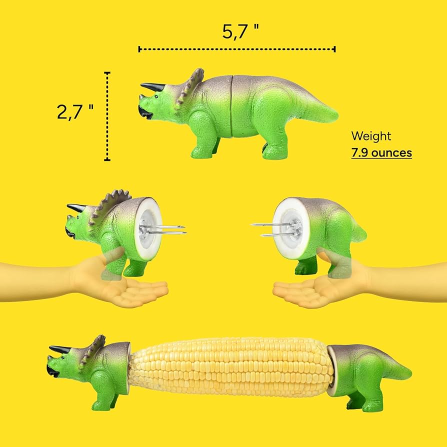 Dinosaur Corn Holder