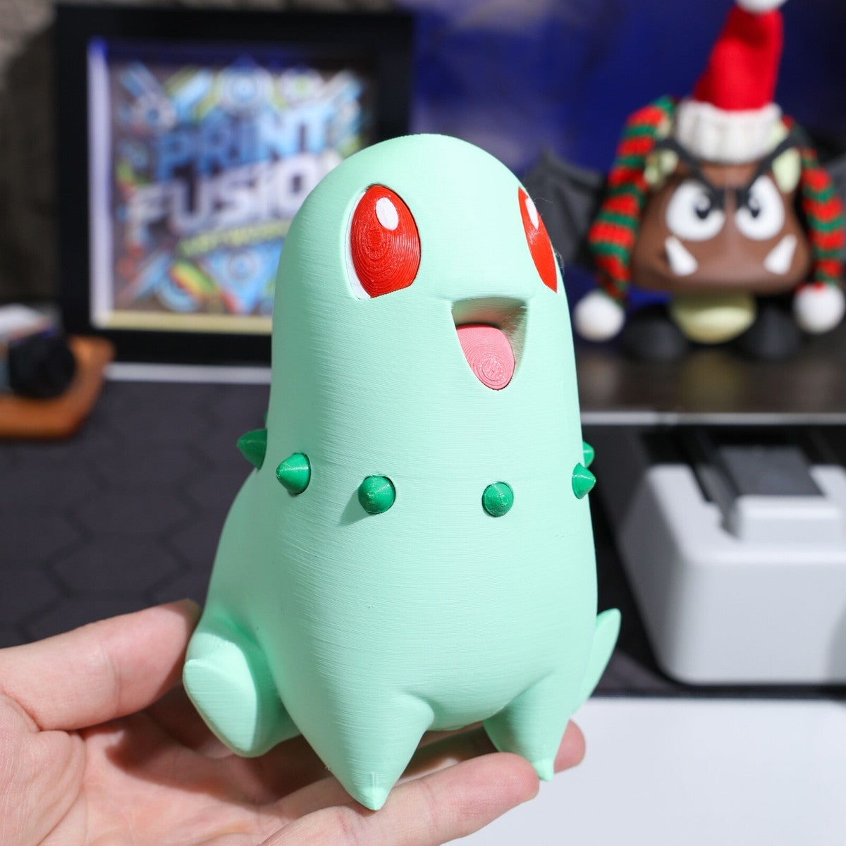 3D Chikorita Pokemon Kawaii Planter