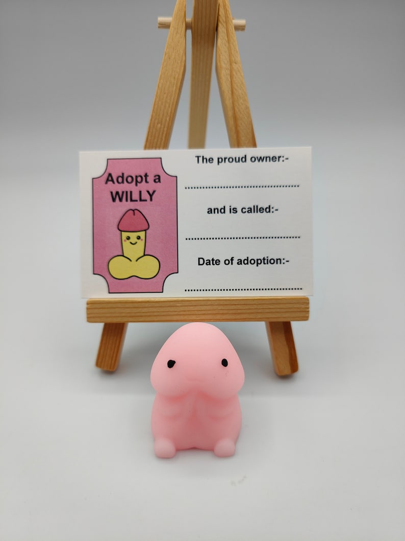 Novelty Naughty Willy Adoption