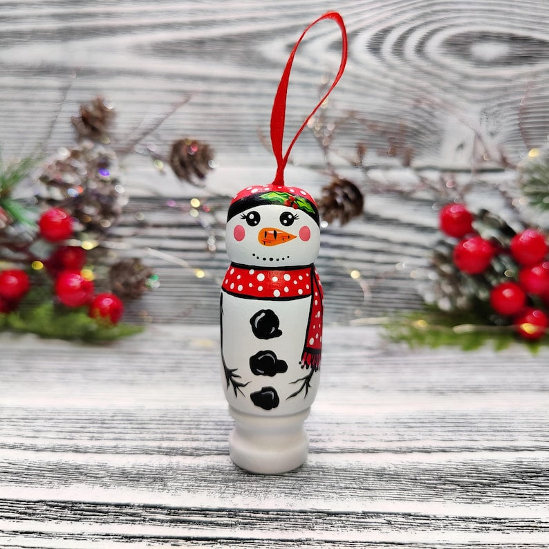 Dirty Snowman Ornament