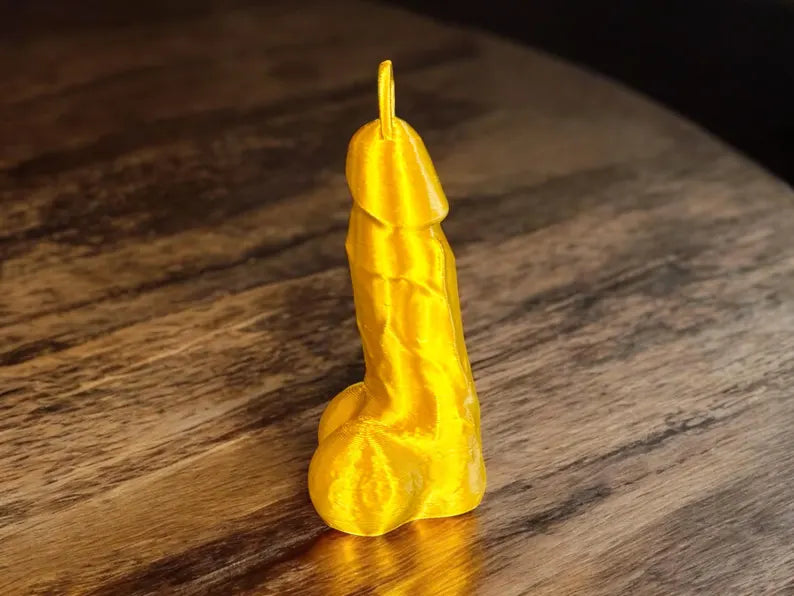 Big Golden Weenie Christmas Ornament