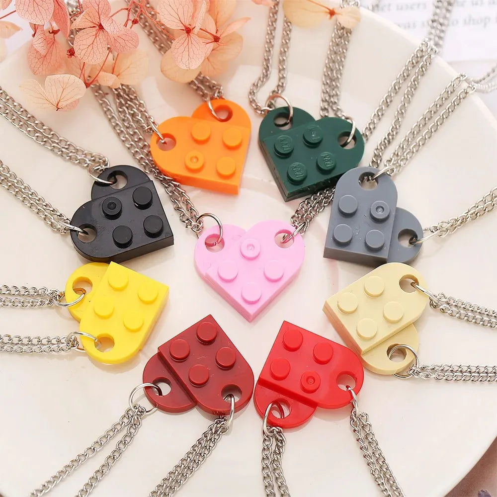 HEART BLOCK NECKLACE