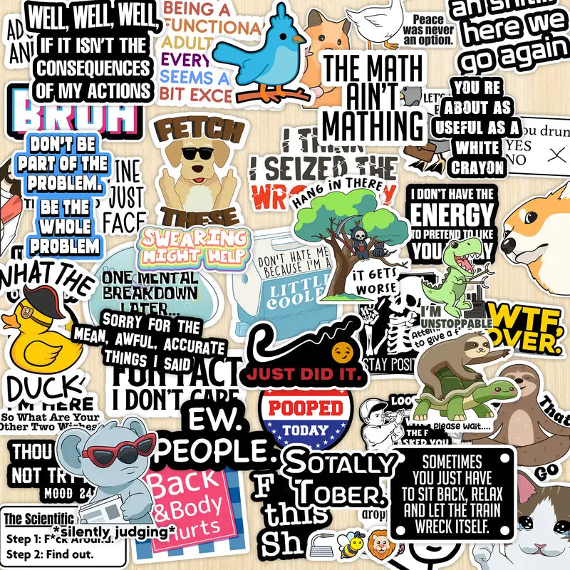 Funny Work Stickers
