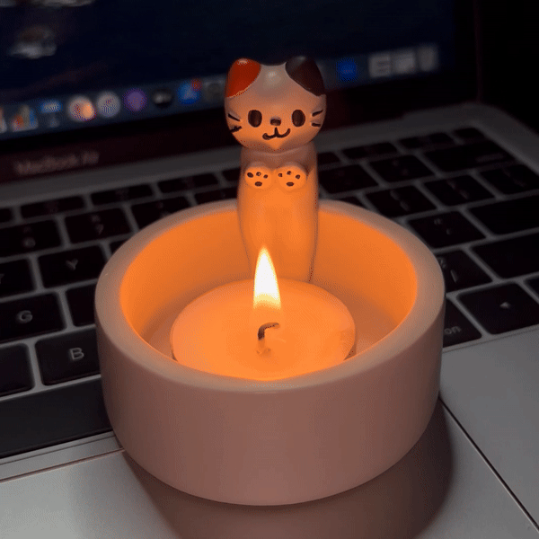 Kitten Candle Holder Trendslana
