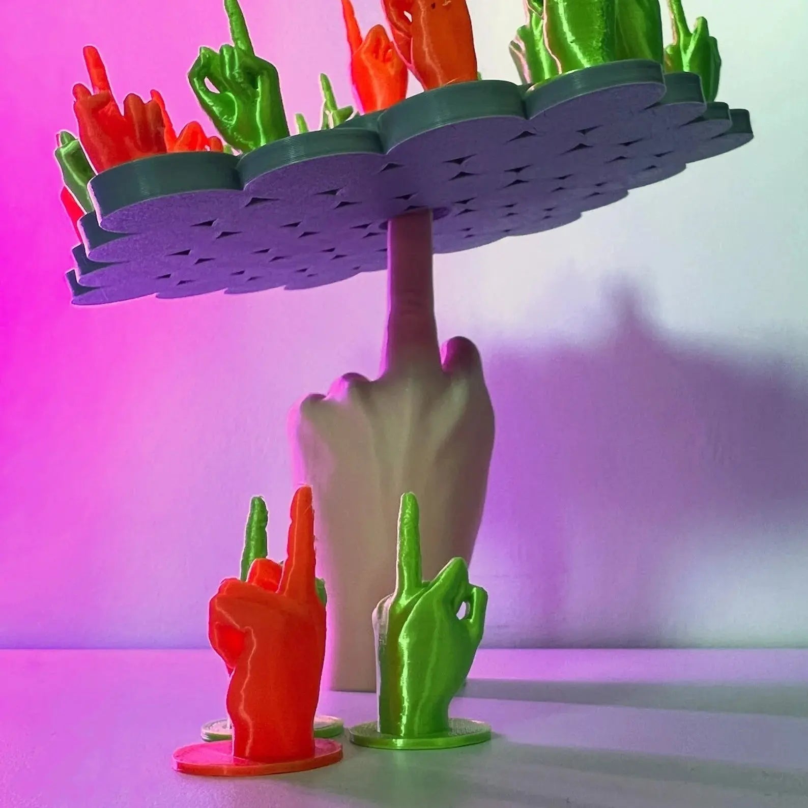 Middle Finger Balance Game Trendslana