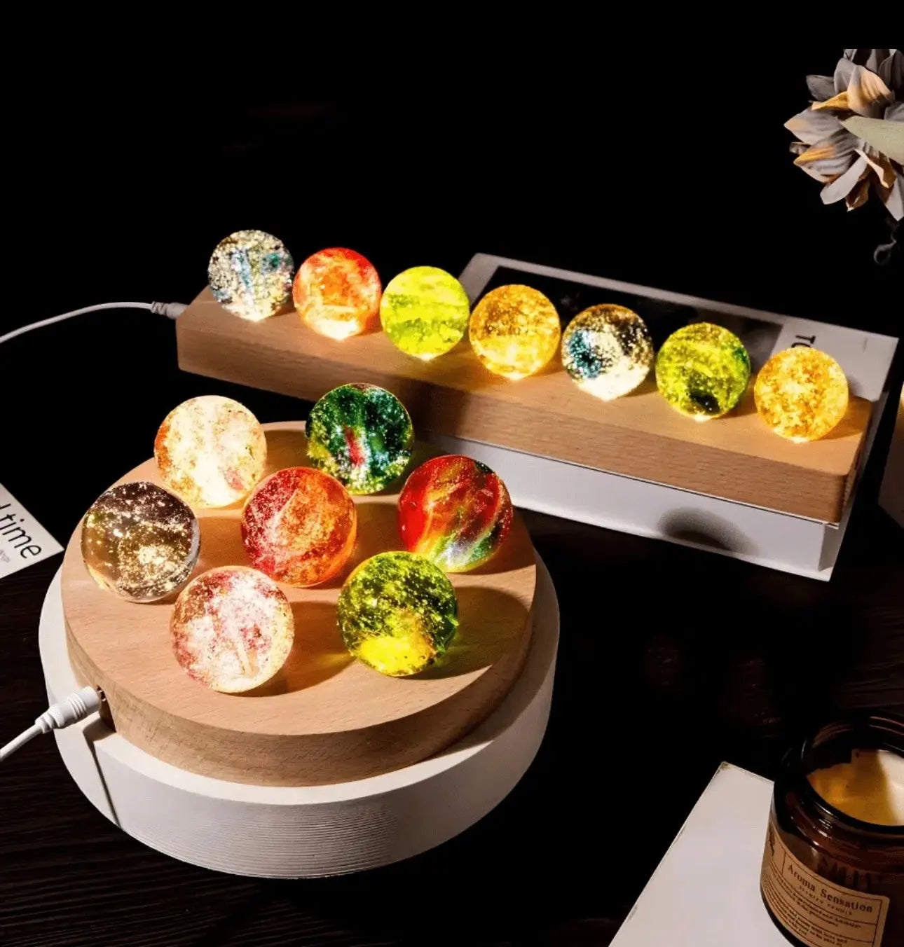7 Galaxy Crystal Sphere mystore