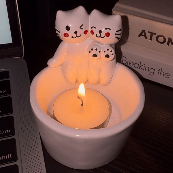 Kitten Candle Holder Trendslana