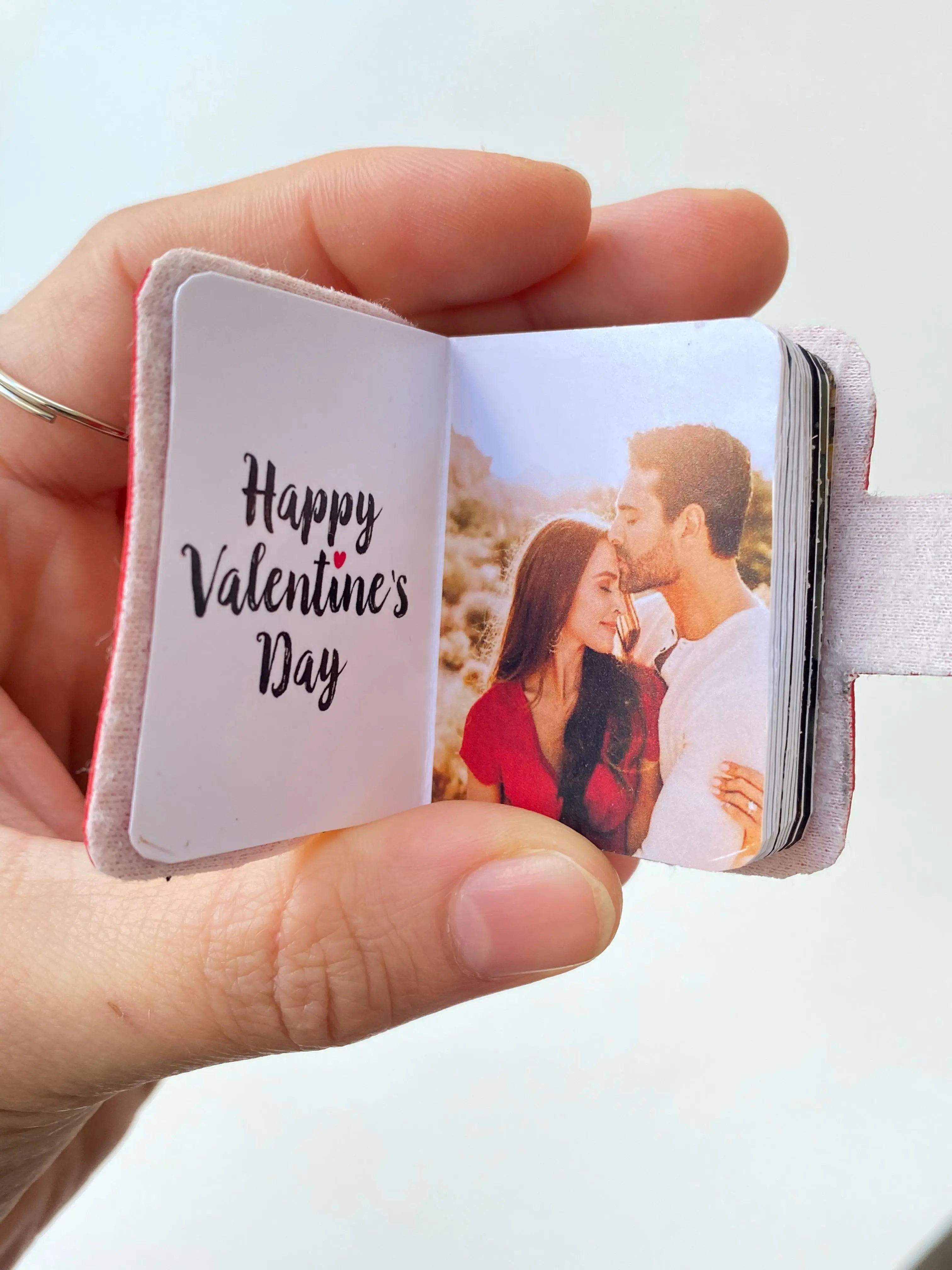 Memory Mini Photo Album Keychain Mystore