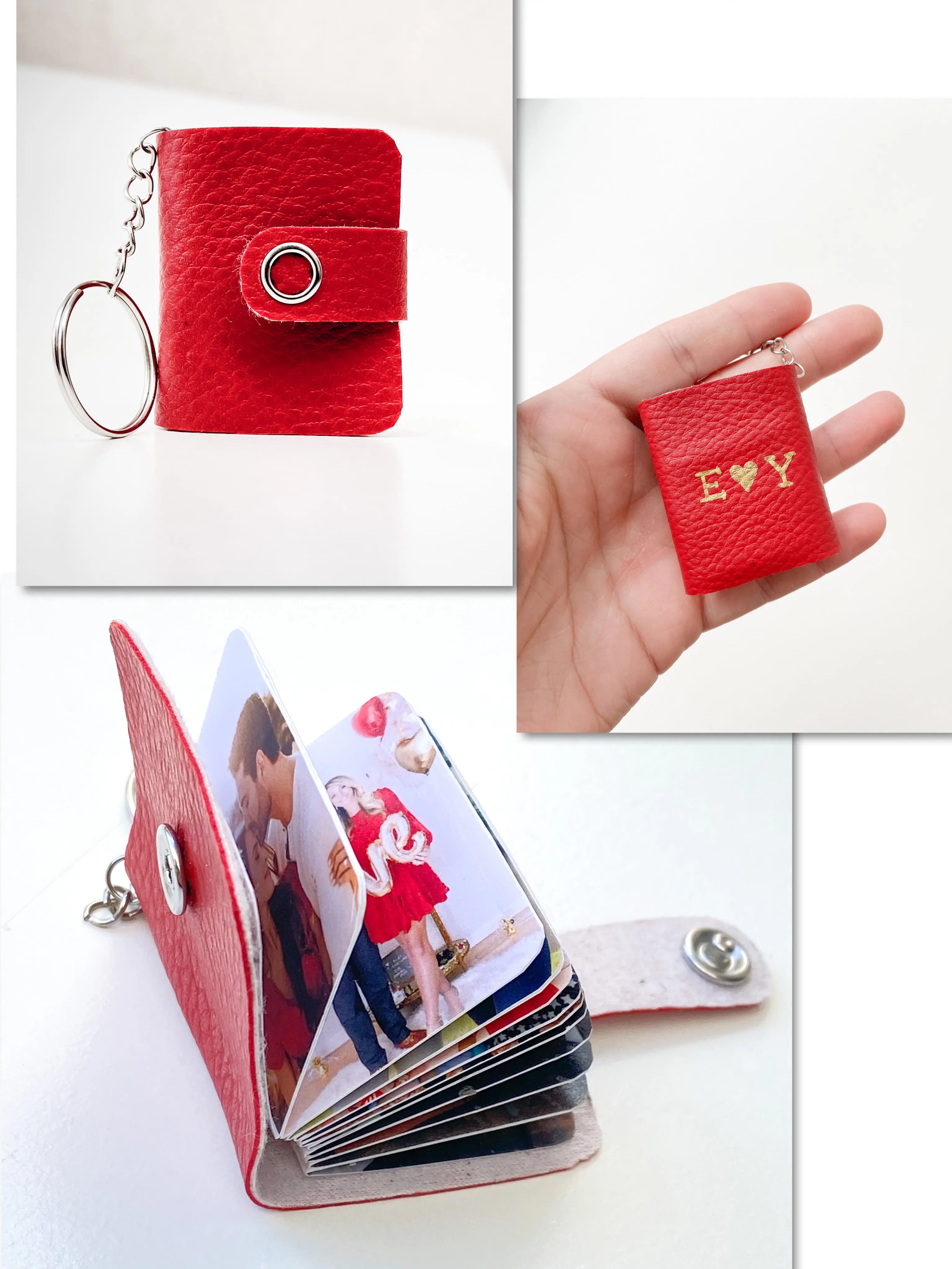 Memory Mini Photo Album Keychain Mystore