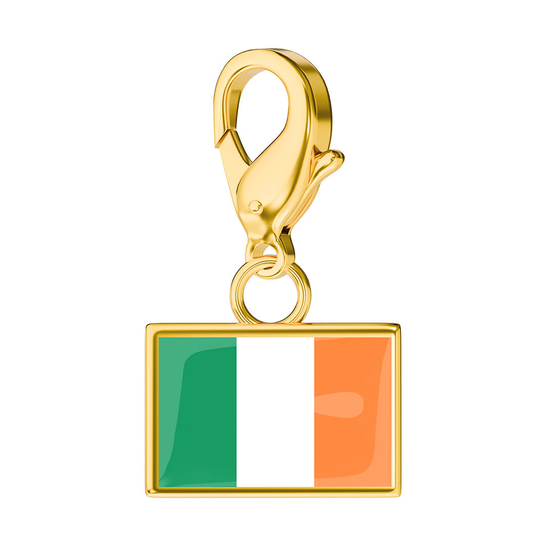 FLAG & MAP CHARMS SET