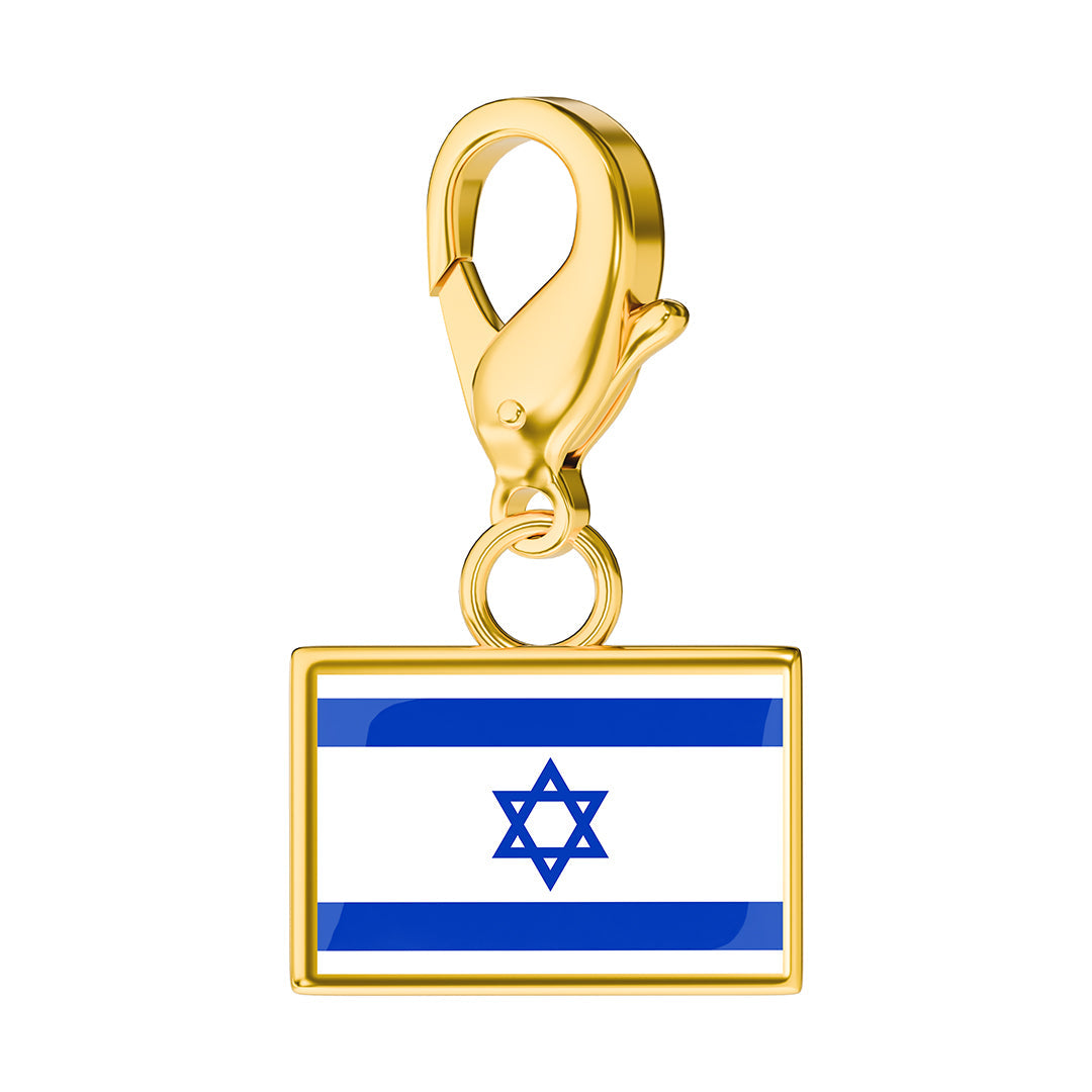 FLAG & MAP CHARMS SET