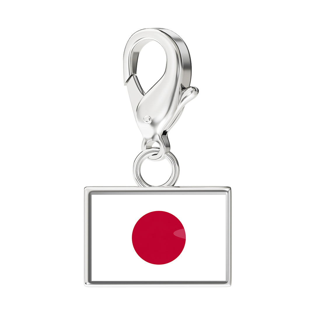 FLAG & MAP CHARMS SET