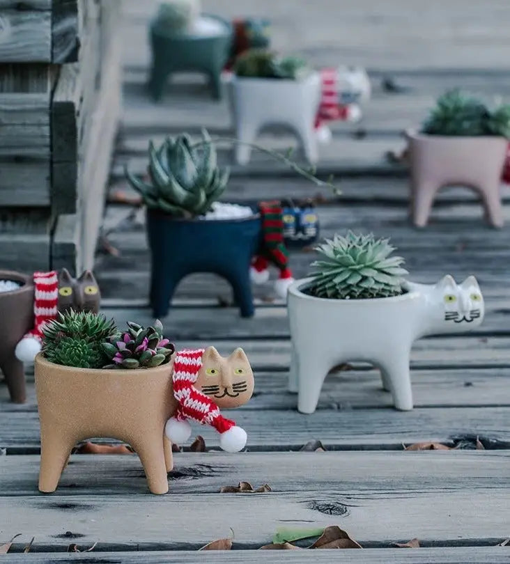 Cat Planter Pot Trendslana