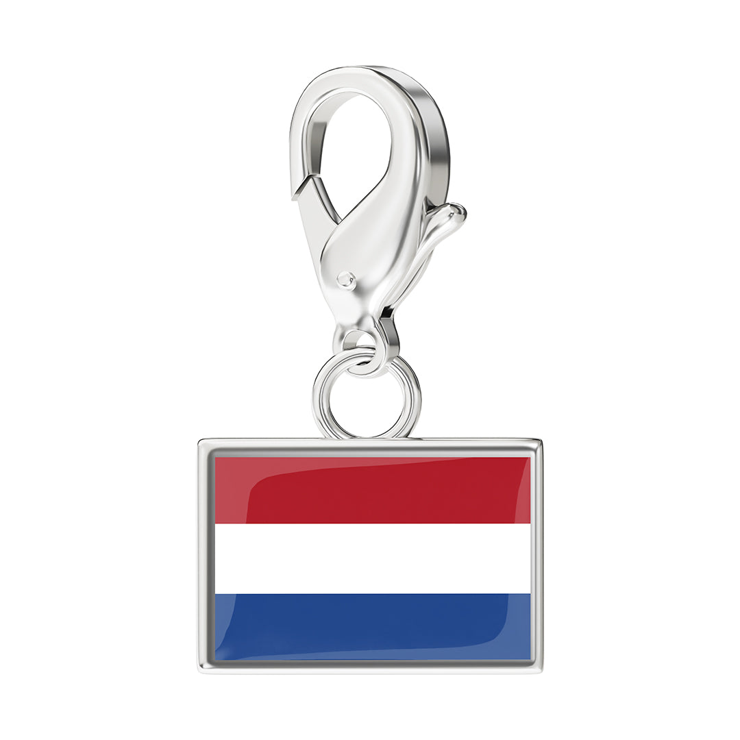 FLAG & MAP CHARMS SET