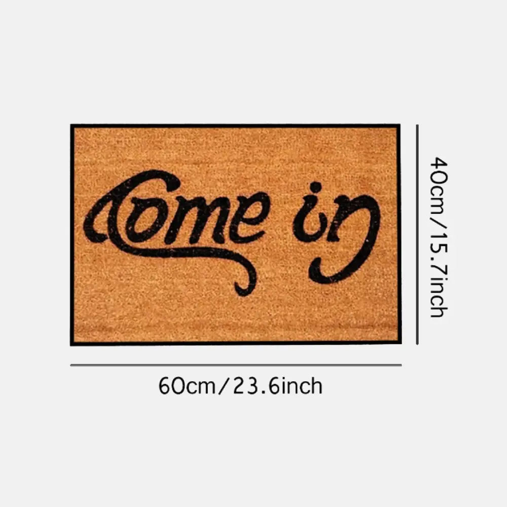 Come In / Go Away Doormat Trendslana