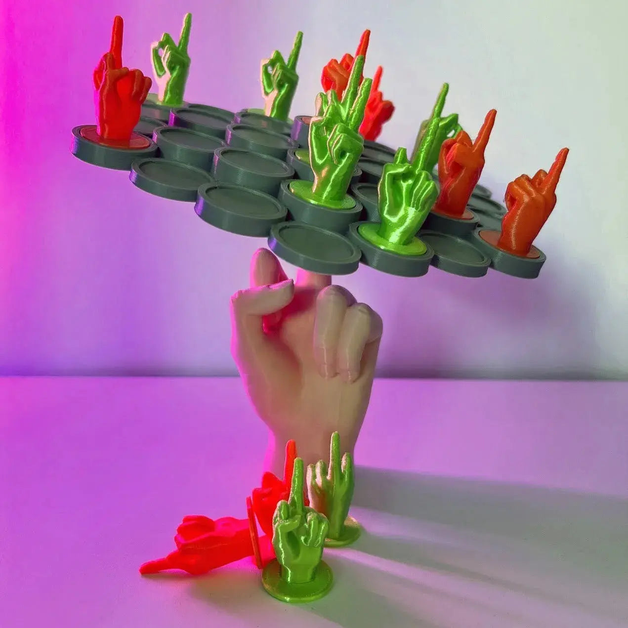 Middle Finger Balance Game Trendslana