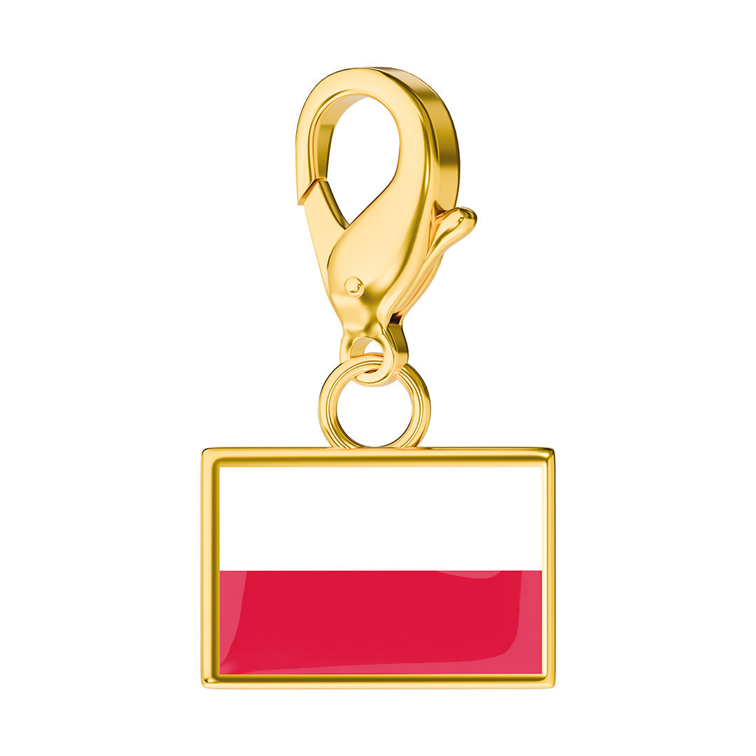FLAG & MAP CHARMS SET