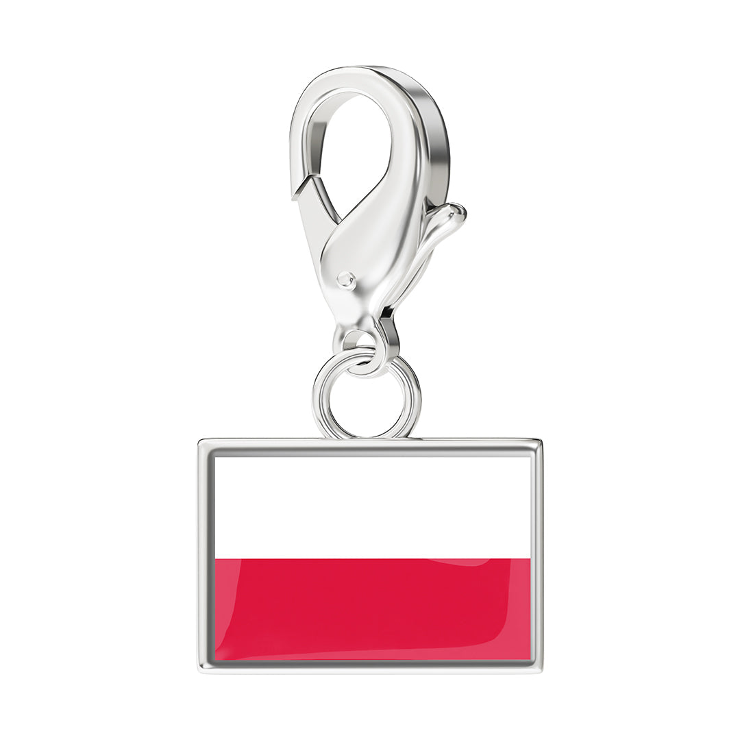 FLAG & MAP CHARMS SET