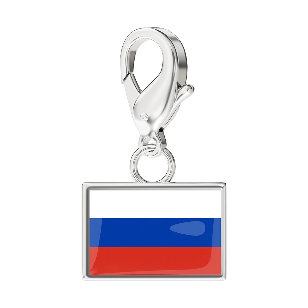 FLAG & MAP CHARMS SET