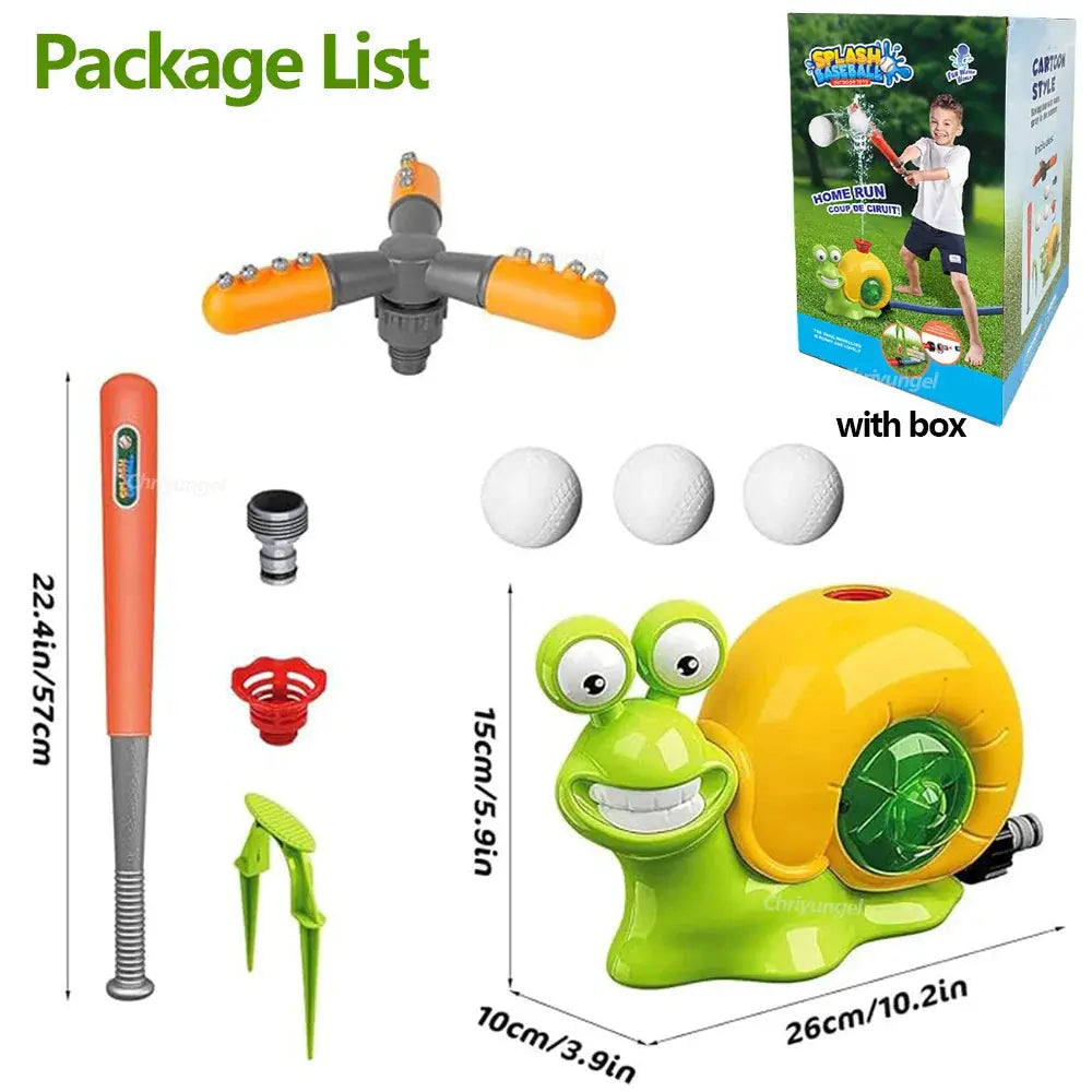 2 in 1 Water Sprinkler Baseball Toy Trendslana