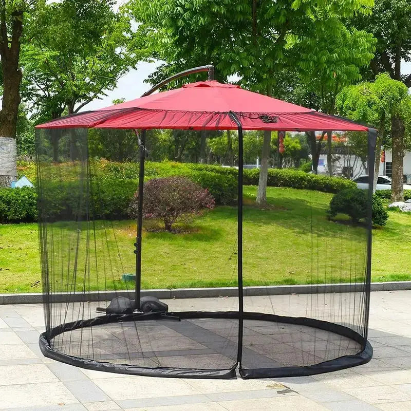 Outdoor Patio Umbrella Net Anti-insect Mosquito Net mystore