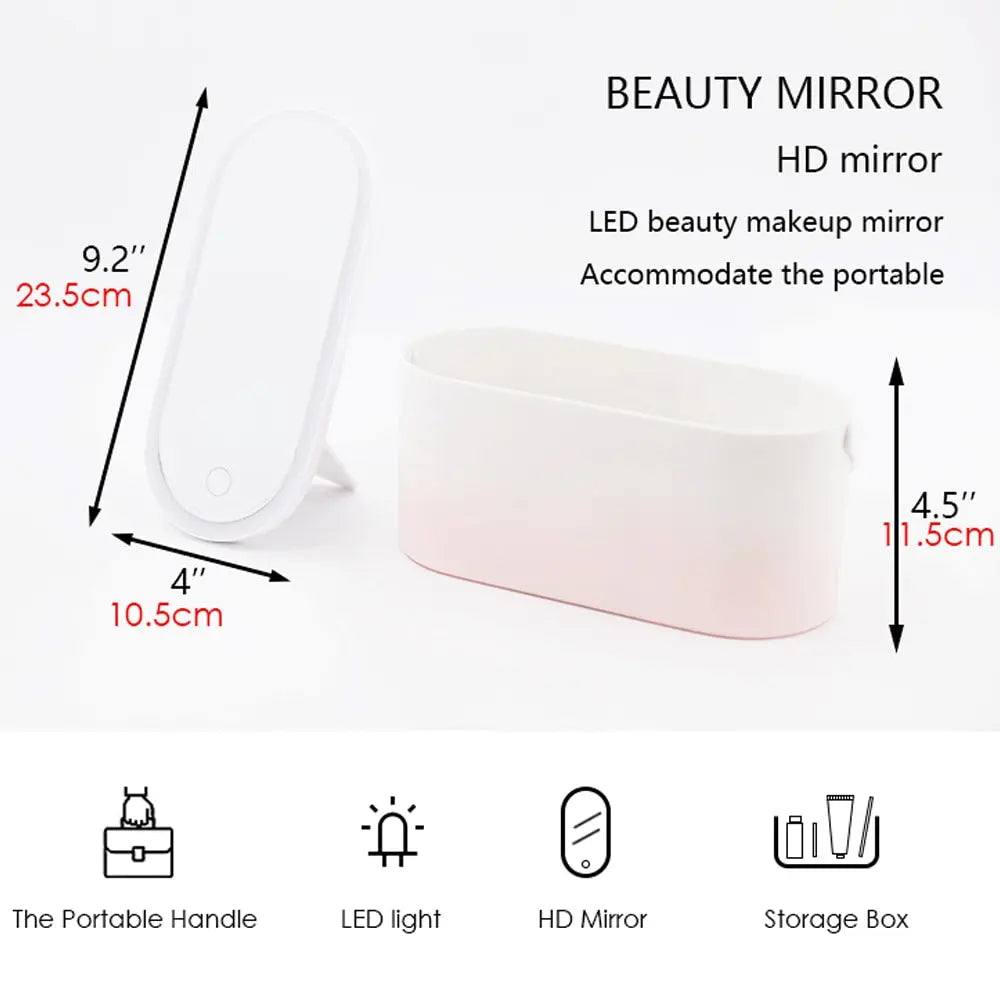LED Portable Makeup Organizer Trendslana