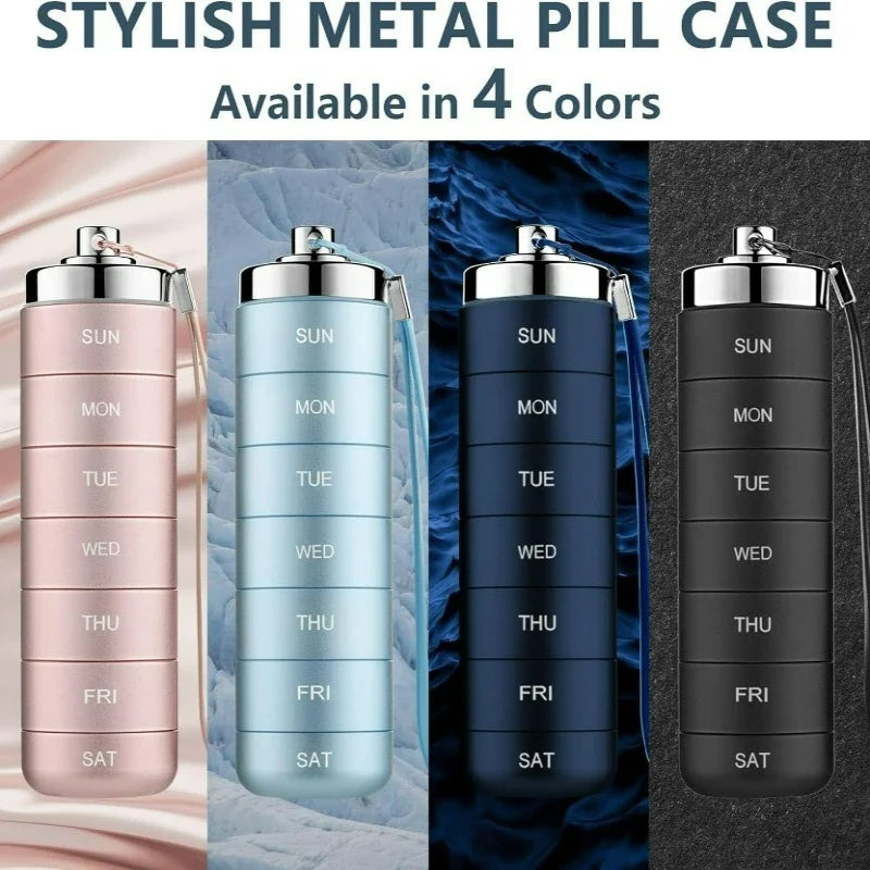 Stackable Waterproof Pill Organizer