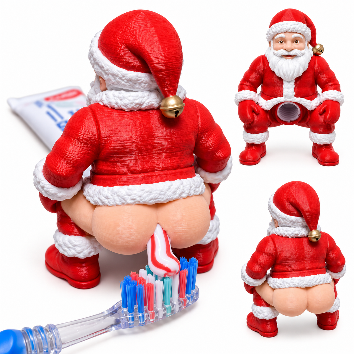Santa Toothpase Dispenser