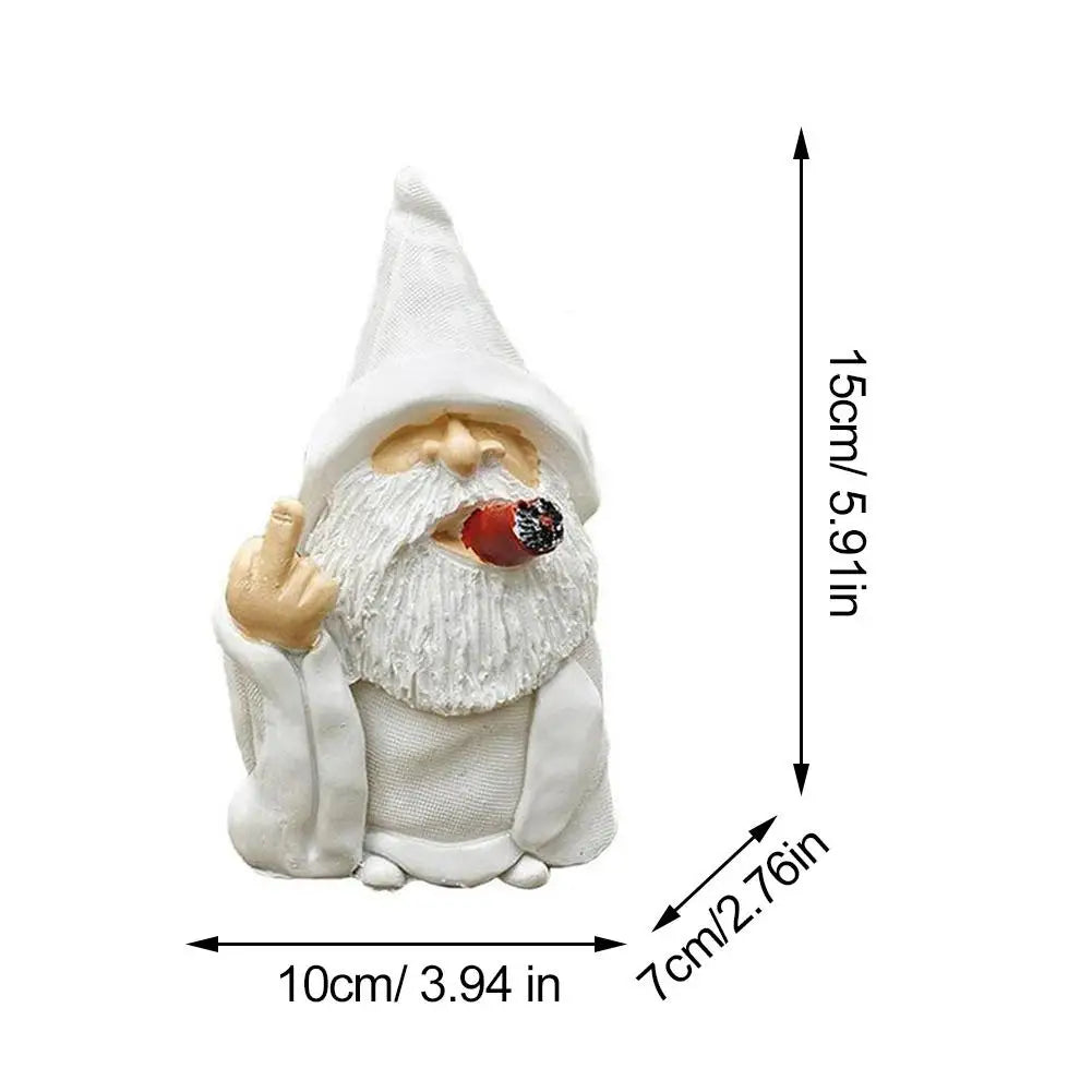 Smoking Middle Finger Gnome